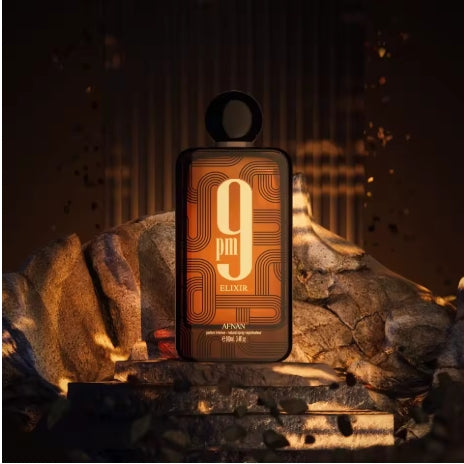 Afnan 9 PM Elixir Unisex Extrait de Parfum, 3.4 Fl. Oz