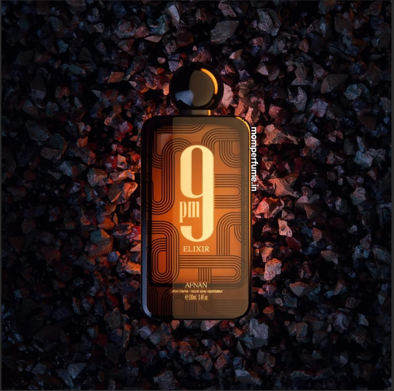 Afnan 9 PM Elixir Unisex Extrait de Parfum, 3.4 Fl. Oz
