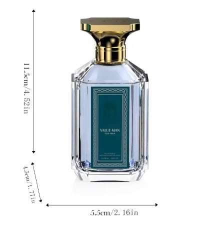 100ML 3.4FL.OZ Men's Perfume - Fougere Notes Fresh Spicy Fragrance Inspired by Ero Eau de Parfum Ideal Gift For Men